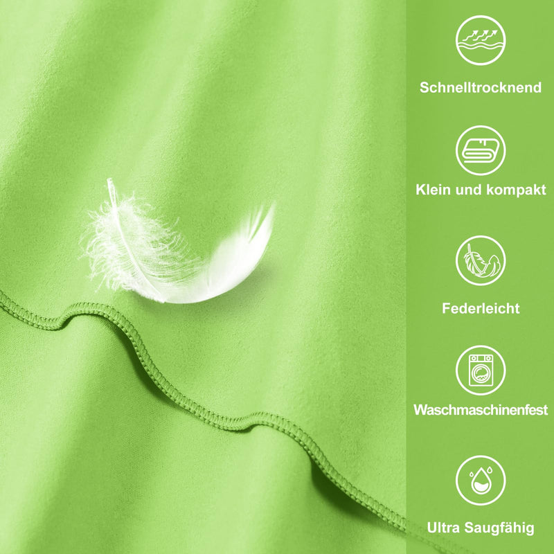 Load image into Gallery viewer, Fitnesshanddoek Microvezel 120x50 cm Sneldrogend met Ritsvak – Sporthanddoek – Reishanddoek
