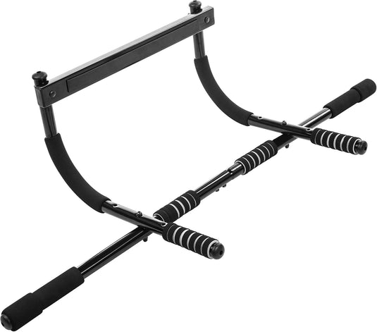Ultrasport Pull-Up Bar, door rack, upper body trainer, multifunctional trainer, can be used without Drilling, training device for home and office, push-up bar, suitable for various exercises