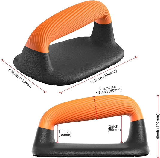 Push-up bars met ergonomische handgrepen en antislip basis – opdruksteunen – krachttraining