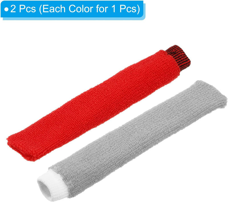 Load image into Gallery viewer, Badminton handdoek grips 2 stuks antislip en zweetabsorberend grijs-rood – racket overgrips – badminton accessoires
