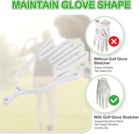 Golfhandschoen houder met ophanghaak – handschoenspanner en droger – golf accessoires