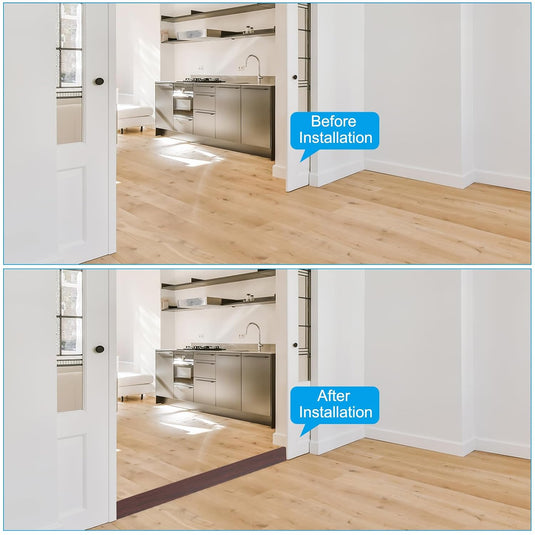 Zelfklevende vloer overgangsstrip 7,6 cm x 1 m - Vinyl laminaat afdekstrip & naadprofiel - Vloerovergangsstrip drempelprofiel