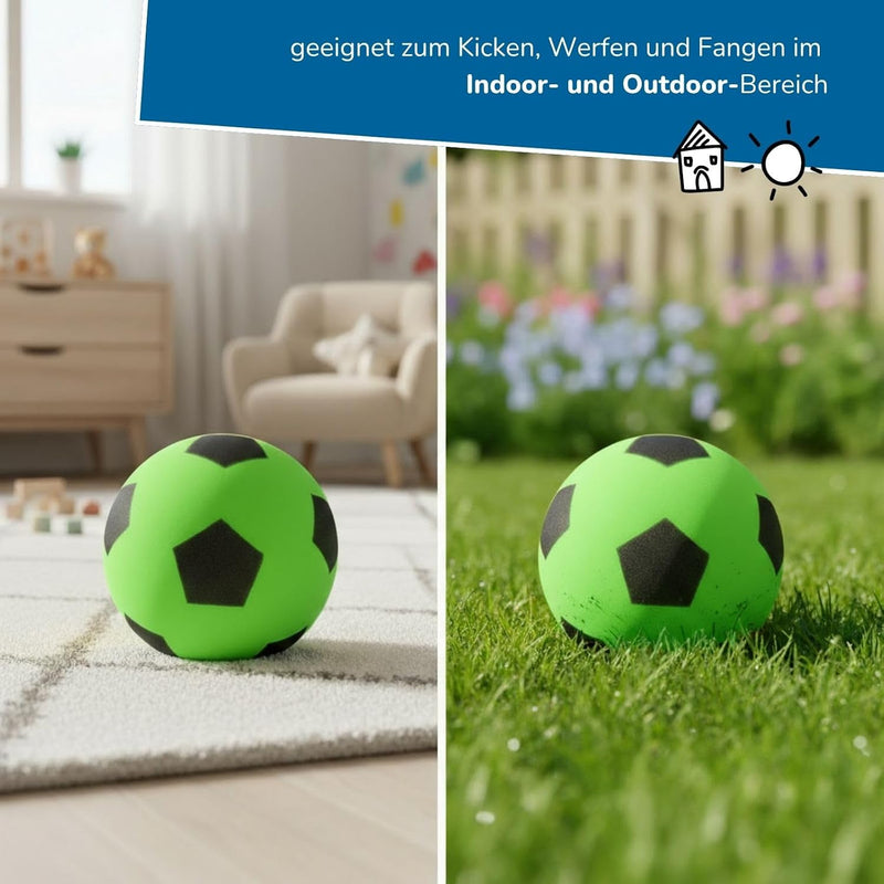 Laden Sie das Bild in Galerie -Viewer, Zachte schuimrubberen voetbal 20 cm
