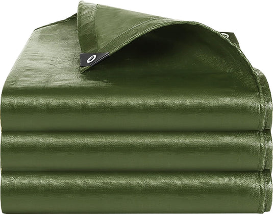 Waterdicht afdekzeil 2 x 5 meter 180 g/m² met versterkte randen – dekzeil – beschermzeil