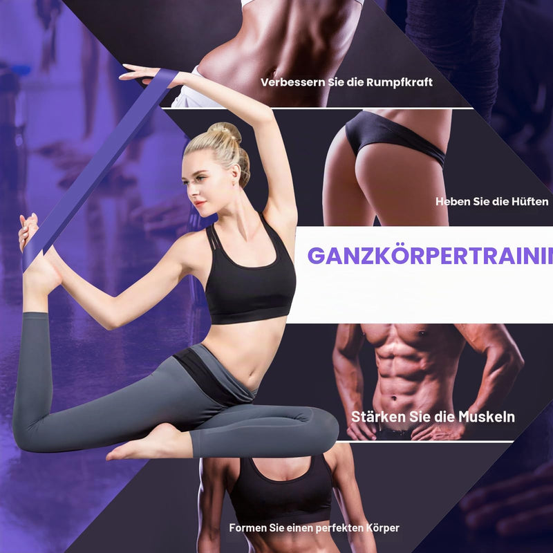 Load image into Gallery viewer, Fitness elastieken 5-delige set met verschillende weerstandsniveaus – weerstandsbanden – resistance bands
