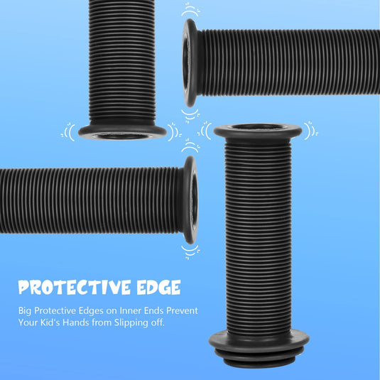 URAQT Bicycle Handlebar Grips, 1 Pair of Children's Bicycle Grips, Non-slip Children's Bicycle Grips 22mm Handlebar Grips Impact Protection, Rubber Handles for Scooters Tricycles Children's Balance