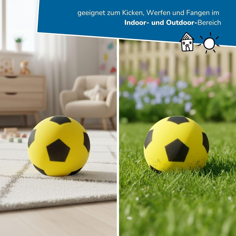 Laden Sie das Bild in Galerie -Viewer, Zachte schuimrubberen voetbal 20 cm
