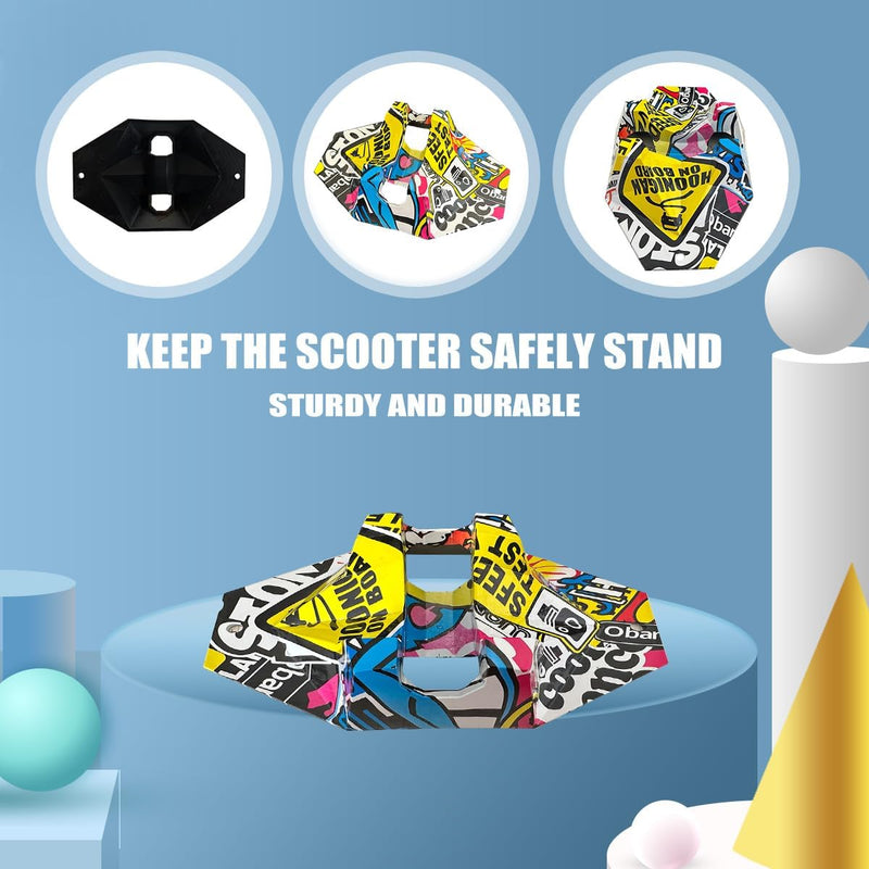Laad afbeelding in Galerijviewer, Universele stuntstepstandaard, stepstandaard, voor Pro Stunt Scooter, e-scooter/stuntstep, trick step, freestyle step, 95 mm tot 125 mm wielen
