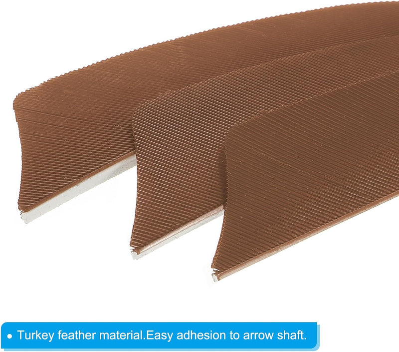 Laad afbeelding in Galerijviewer, Pijlveren 50 stuks 4 inch van kalkoenveer – arrow fletching – boogschieten accessoires
