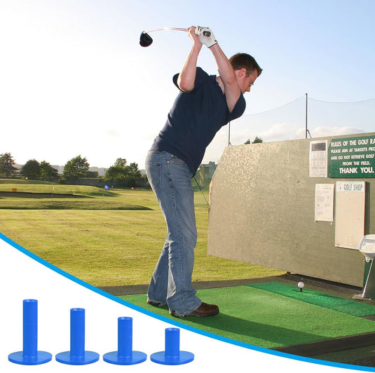 Rubber golf tees 6x5 cm (5 stuks) - Oefen tees voor hitting mats - Golf balhouder driving range