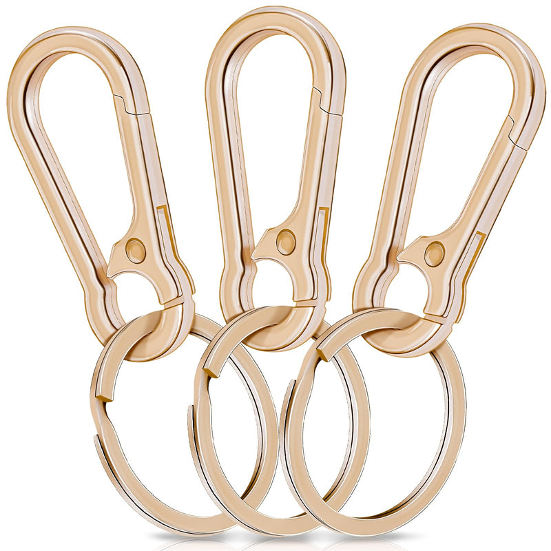 Chargez l'image dans la visionneuse de la galerie, Karabiner Sleutelhangers 3 Stuks met Sleutelring 4,7 cm – Sleutelhanger – Karabijnhaak
