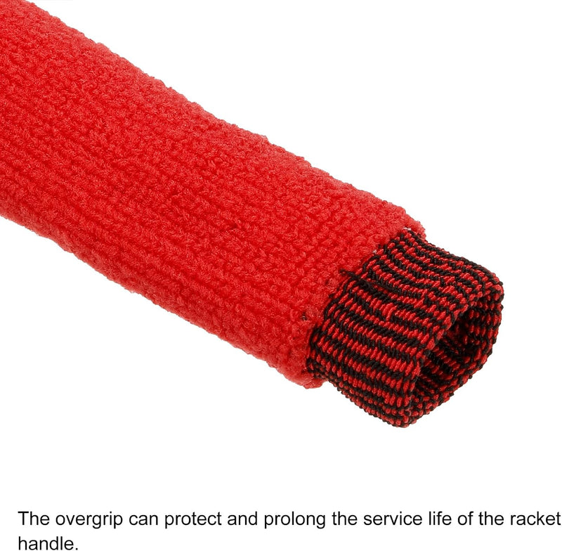 Load image into Gallery viewer, Badminton handdoek grips 2 stuks antislip en zweetabsorberend grijs-rood – racket overgrips – badminton accessoires

