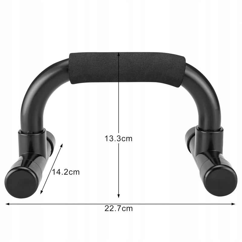 Laden Sie das Bild in Galerie -Viewer, Opvouwbare push-up bars 2 stuks met schuimhandgrepen tot 200 kg – parallettes – calisthenics
