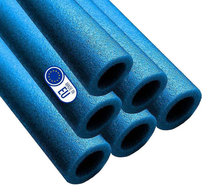 Laden Sie das Bild in Galerie -Viewer, Trampoline stangbescherming 6 stuks 180 cm van PE-schuim blauw – schuimbuizen – trampoline accessoires
