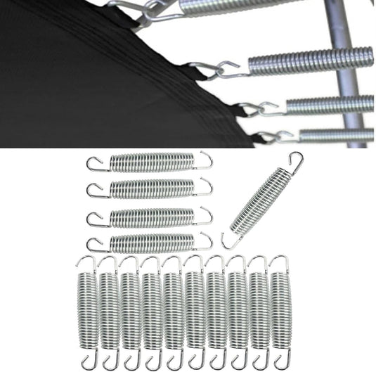 Trampolineveren 15 stuks 140 mm met dubbele haken – vervangingsveren – trampoline accessoires