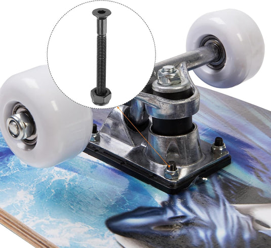 Skateboard Hardware Set 2 Inch (8 Stuks) - Montage Bouten & Moeren - Koolstofstaal Grade 8.8