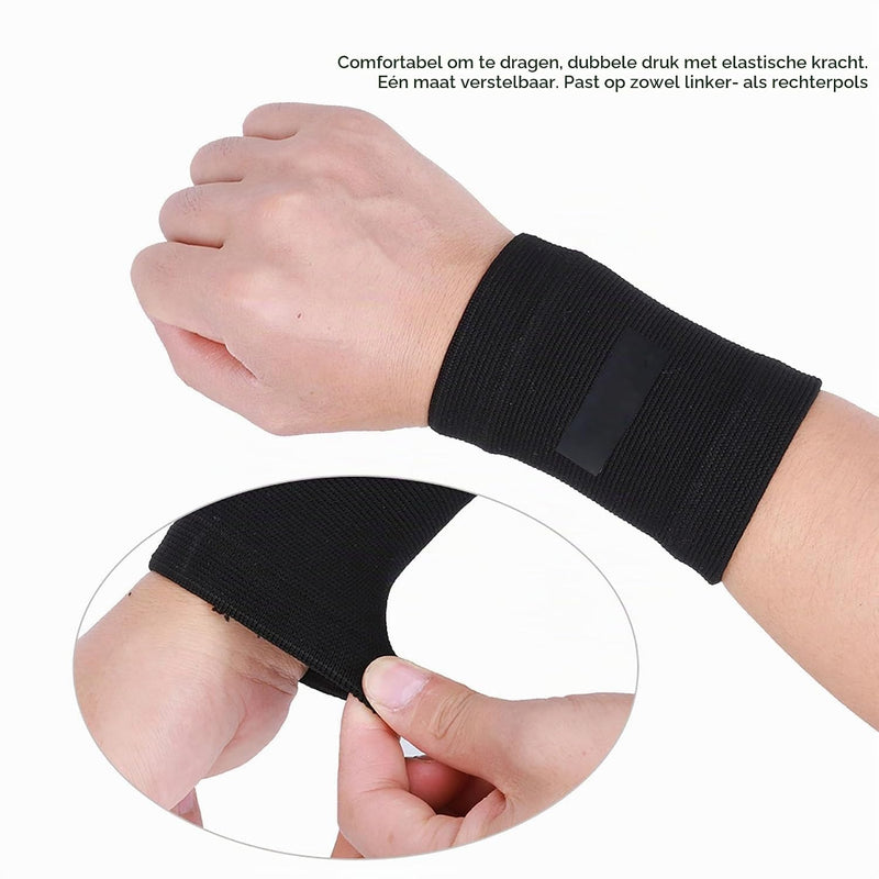 Laden Sie das Bild in Galerie -Viewer, Verstelbare polsbandages 2 stuks van neopreen met klittenbandsluiting voor sport – polsondersteuning – polscompressie
