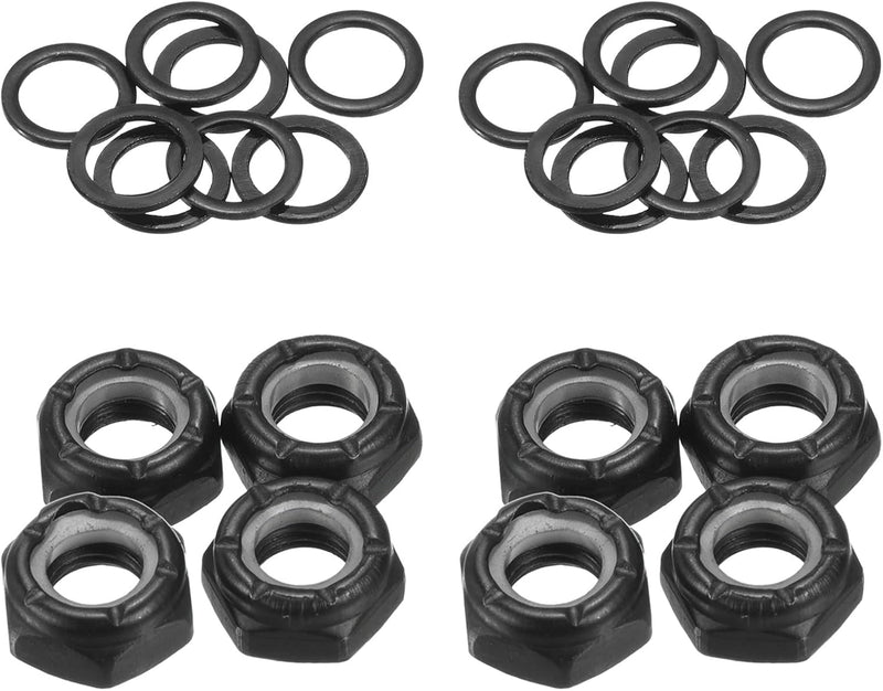 Chargez l'image dans la visionneuse de la galerie, Skateboard borgmoeren en spacers set – truck as hardware – longboard skateboard accessoires
