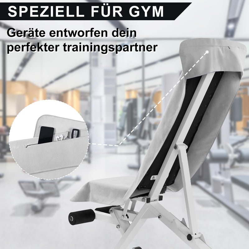 Load image into Gallery viewer, Fitnesshanddoek Microvezel 120x50 cm Sneldrogend met Ritsvak – Sporthanddoek – Reishanddoek
