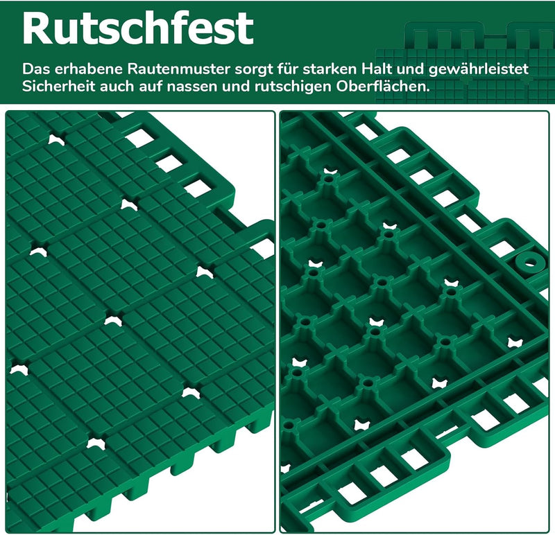 Laden Sie das Bild in Galerie -Viewer, Puzzelmat sportvloer 24 stuks – 30,5 x 30,5 cm – TPE vloerbescherming voor fitness, speelruimte en buiten – grijs
