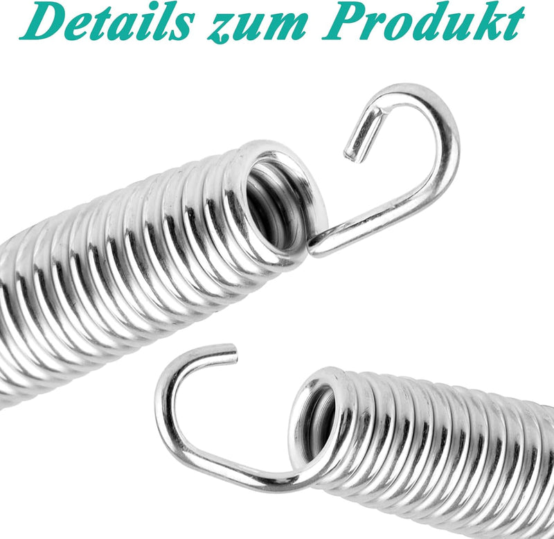 Carica immagine in Galleria Viewer, Trampolineveren 15 stuks 140 mm met dubbele haken – vervangingsveren – trampoline accessoires
