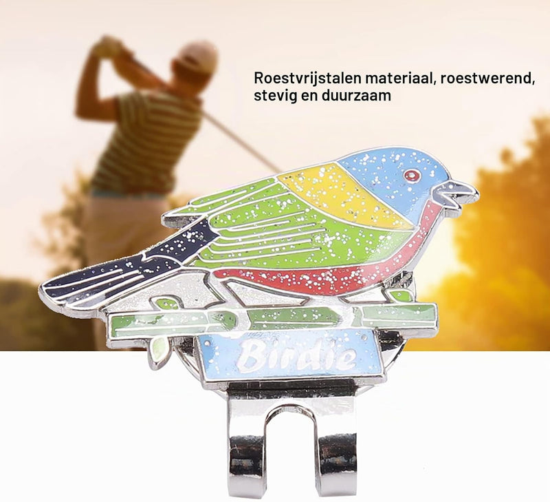 Load image into Gallery viewer, Magnetische golfbal marker met roestvrijstalen petclip en decoratief ontwerp – balmarker – golfaccessoires

