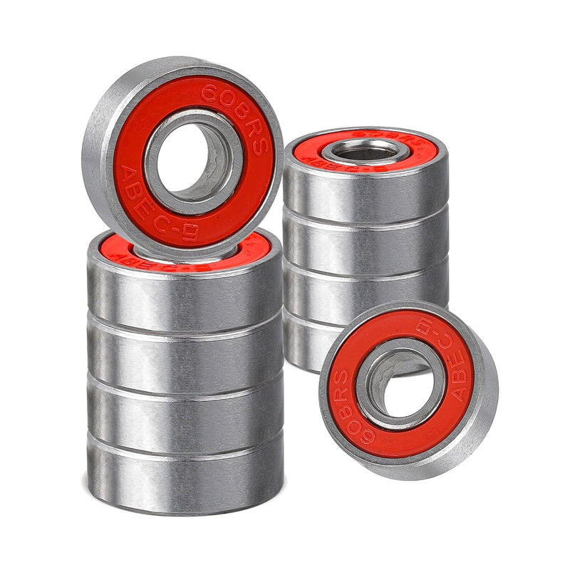 Load image into Gallery viewer, Rybtd 20 STUKS Skateboardlagers kleurenminiatuur, Dubbel afgeschermde lagers ABEC-9 608 2RS Skateboard Lager voor Lange Skateboards Vierwielige Skates Wielen Vervangende Lager
