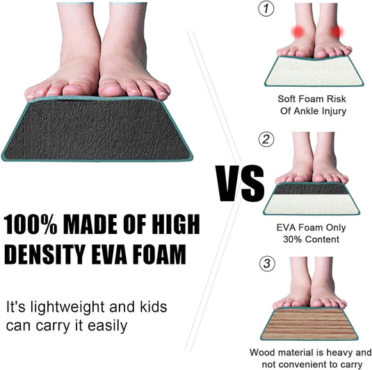 Gymnastiekbalk 210-300 cm – opvouwbare balansbalk met antislip onderzijde en draaggreep – voor kinderen en training thuis
