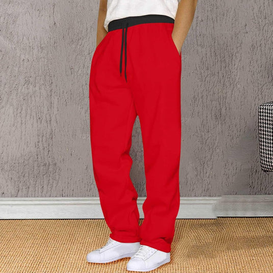 Heren joggingbroek van polyester met elastische tailleband en zakken – sportbroek – trainingsbroek