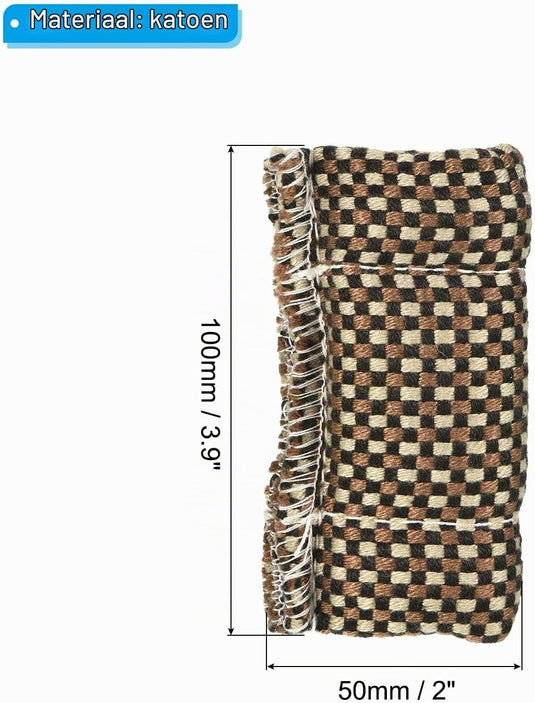 Biljart keu reinigingsdoeken 2 stuks 10 x 5 cm bruin – schachtreiniger – biljart accessoires