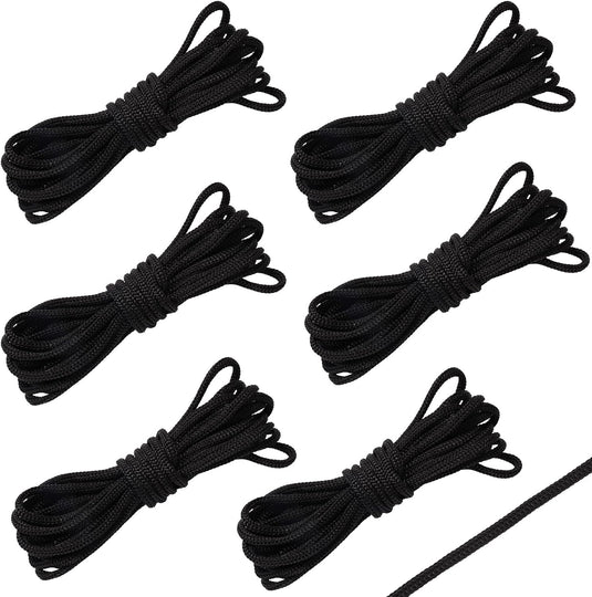 Trampoline bevestigingstouw 6 stuks 5 meter van gevlochten nylon – netkoord – trampoline accessoires