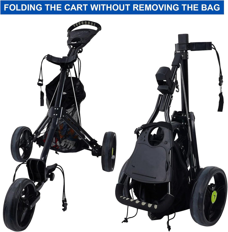 Load image into Gallery viewer, Golfkar opbergtas van stevig polyester met gaas en verstelbare bevestigingsriemen – golfkar organizer – golfopslag

