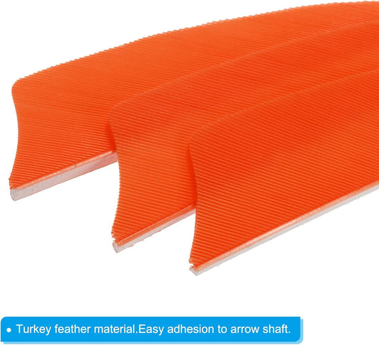 Pijlveren 50 stuks 4 inch van kalkoenveer – arrow fletching – boogschieten accessoires