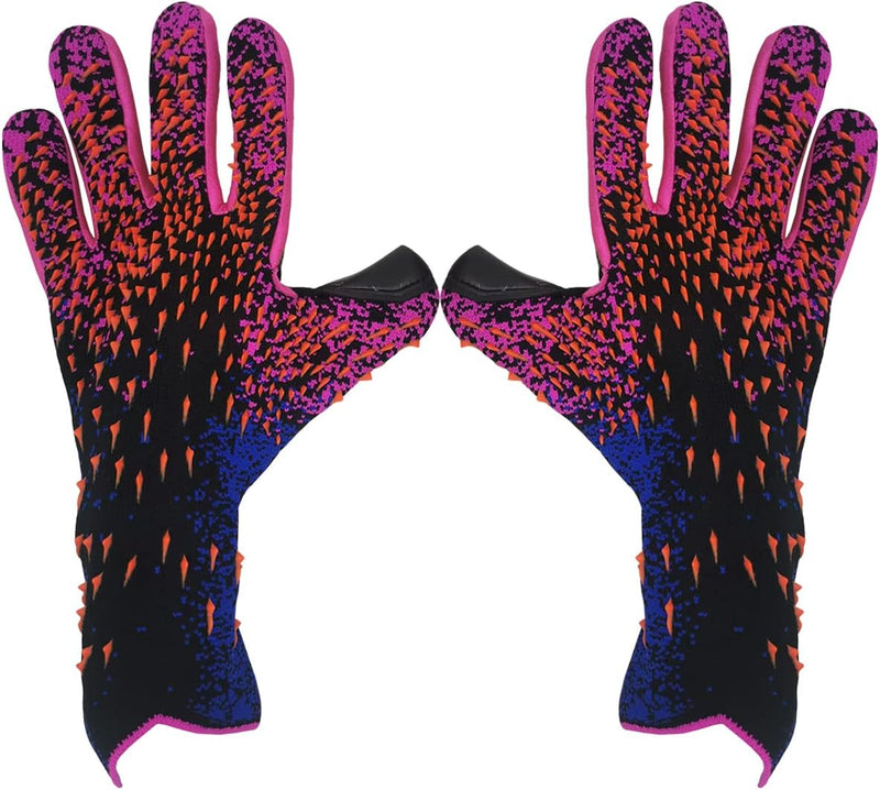 Load image into Gallery viewer, Voetbal Goalkeeper Handschoenen voor jongens, kinderen, volwassenen, voetbalkeeperset, premium keepershandschoenen, super grip en bescherming, maat 6/7/8/9/10
