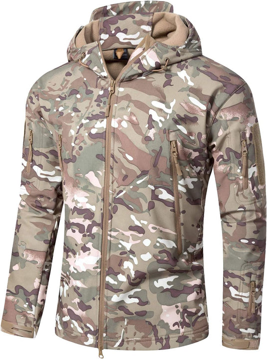 Mannen s Camouflage Tactische Jas en Jas Militaire Jas Waterdichte Zachte Shell Jassen Windbreaker Jacht Kleding