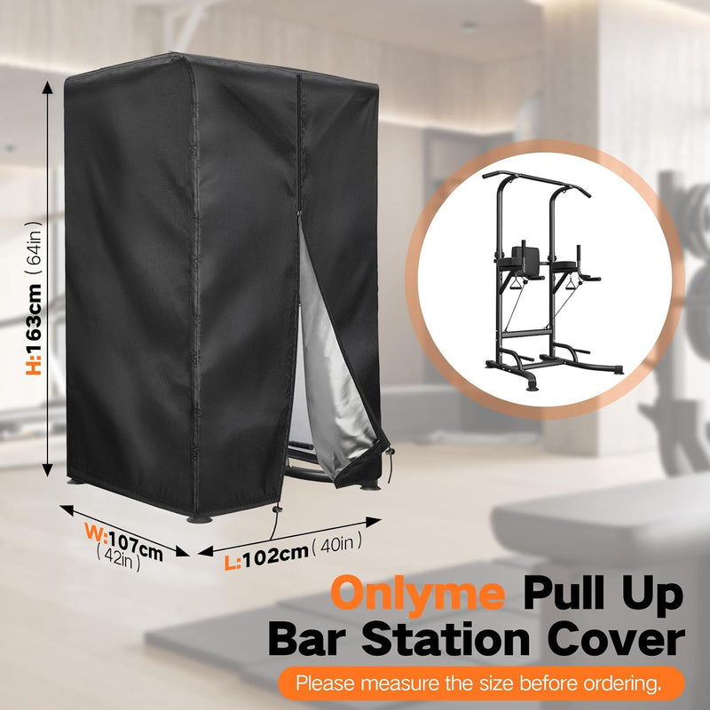 Load image into Gallery viewer, Beschermhoes voor power rack 102 x 107 x 163 cm van 420D Oxford – fitness hoes – waterdichte afdekhoes
