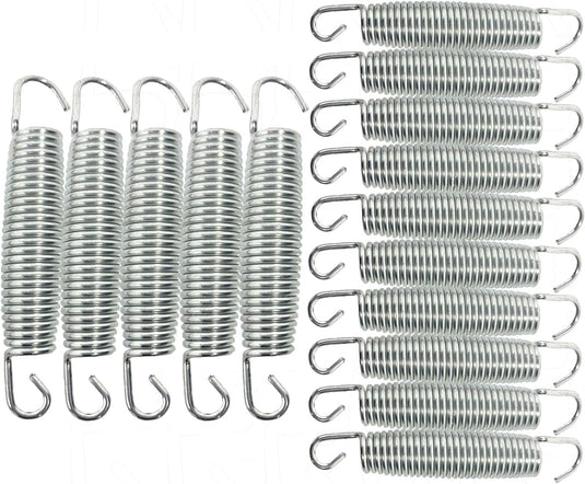 Trampolineveer 140 mm van verzinkt staal – vervangingsveer – trampoline accessoires