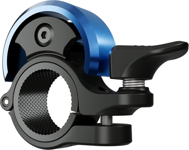 Chargez l'image dans la visionneuse de la galerie, Fietsklingel voor stuur 19-25,4 mm luid en waterbestendig blauw – fietsbel – fietsklingel
