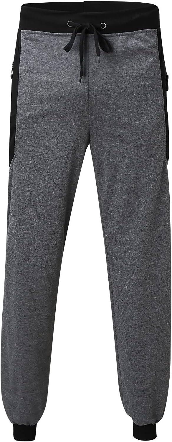 Laad afbeelding in Galerijviewer, Heren joggingbroek van katoenmix met zakken en print – sportbroek – trainingsbroek
