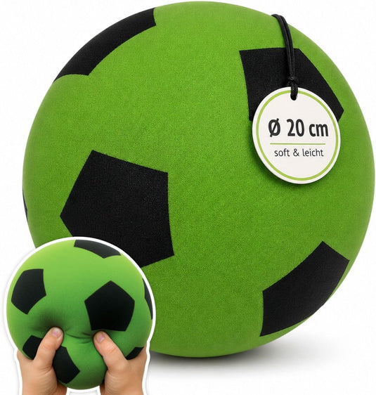 Zachte schuimrubberen voetbal 20 cm