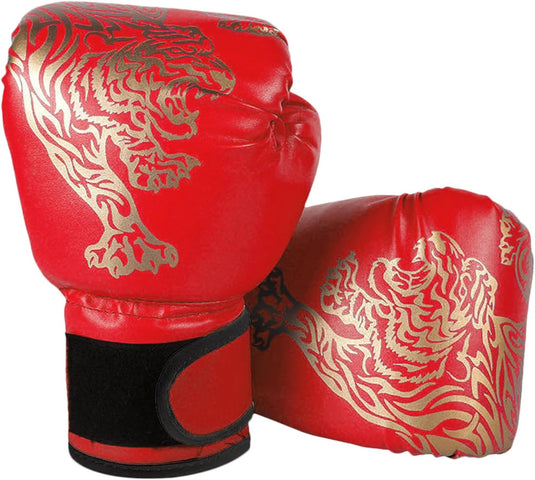 Gants de boxe pour enfants 6 oz rouges