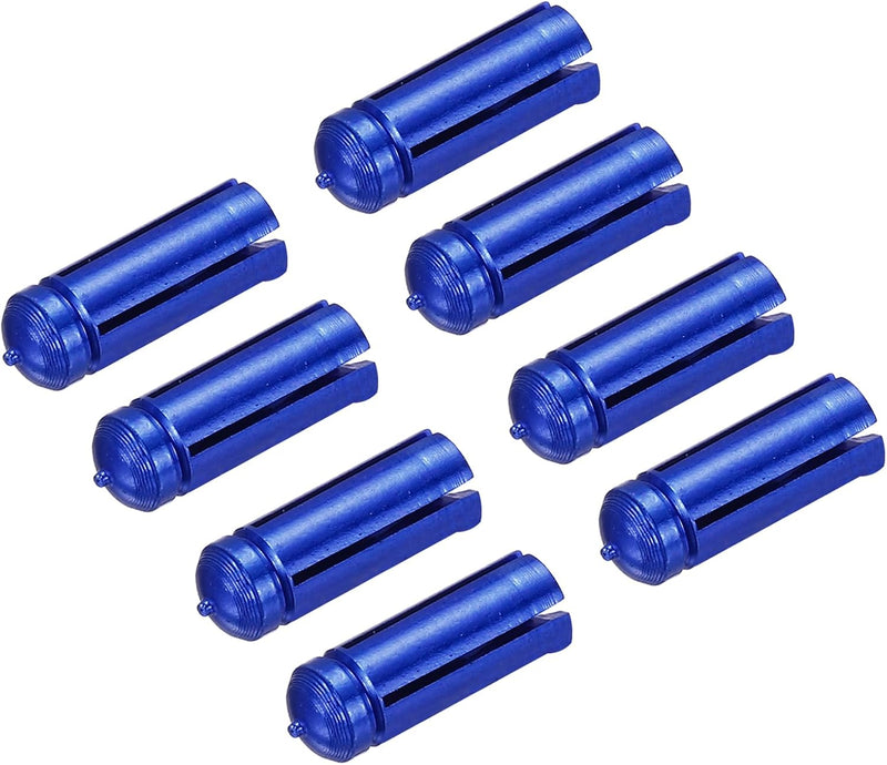 Laden Sie das Bild in Galerie -Viewer, Dart flight protectors 8 stuks van aluminium blauw – 90 graden flight savers – dart accessoires
