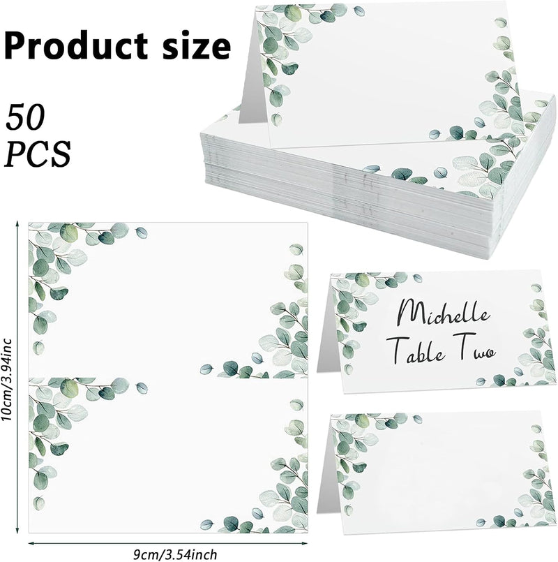 Load image into Gallery viewer, 100 Stuks trouwplaatskaartjes, Plaatskaartjes voor tafeldecoraties, Elegant ontworpen plaatskaartjes voor bruiloften, ceremonies, verjaardagen, dopen, communies en andere festiviteiten
