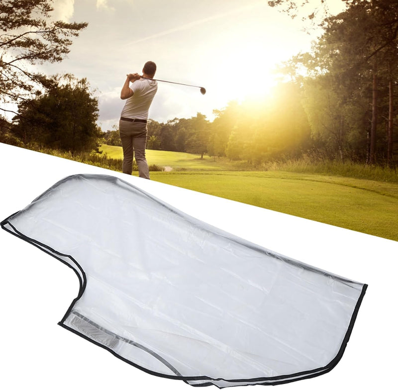 Load image into Gallery viewer, Waterdichte golftas regenhoes van transparant PVC met ritssluiting – golfregenbescherming – golftrolley accessoires
