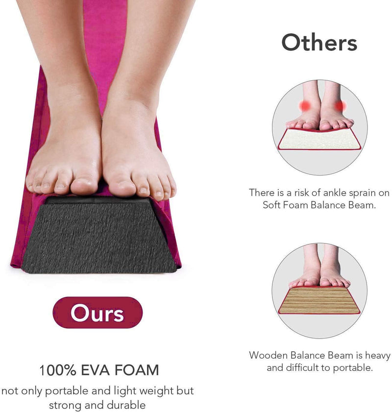 Chargez l'image dans la visionneuse de la galerie, Opvouwbare evenwichtsbalk kinderen – 10 cm breed – EVA balansbalk voor gymnastiek, turnen en thuis trainen
