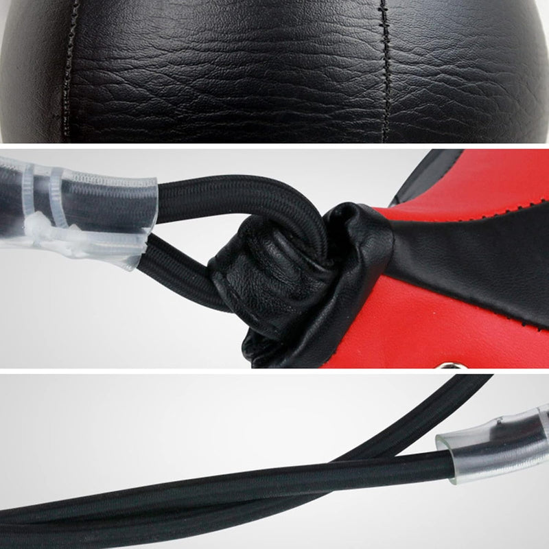 Laden Sie das Bild in Galerie -Viewer, Speed Punch Bag, Leather Speed Ball, Hanging Boxing Punching Ball, Boksballen voor Gym MMA Boksen Sport Punch Bag Volwassen, Double End Boksen Punchingball, Training Speedball Set

