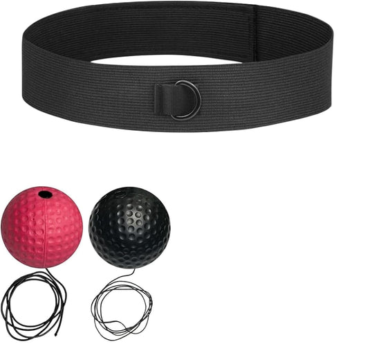 Boks reflexballen met hoofdband set van 2