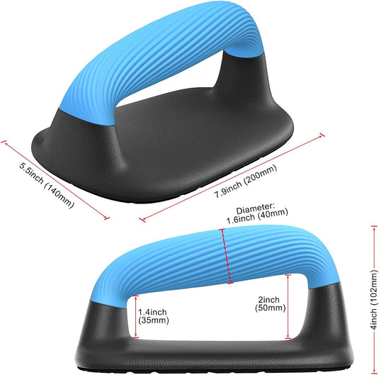 Push-up bars met ergonomische handgrepen en antislip basis – opdruksteunen – krachttraining
