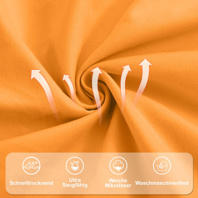 Load image into Gallery viewer, Fitnesshanddoek Microvezel 120x50 cm Sneldrogend met Ritsvak – Sporthanddoek – Reishanddoek
