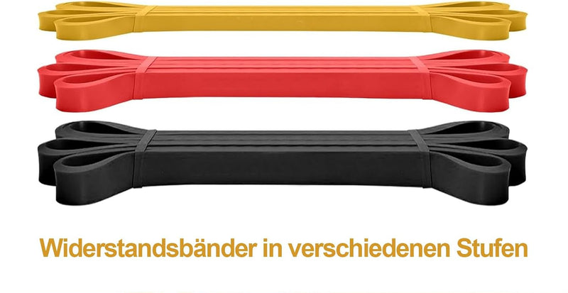 Laad afbeelding in Galerijviewer, Weerstandsbanden set van 4 voor fitness en krachttraining
